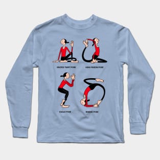 Popeye Olive yoga Long Sleeve T-Shirt